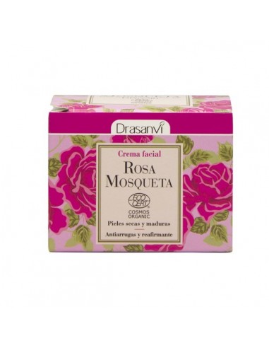 Crema facial rosa mosqueta Ecocert bio Drasanvi 50 ml Fitoaromaterapia herbolarios natura