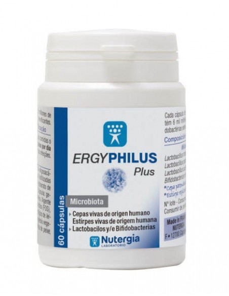 ERGYPHILUS ~ Plus ~ NUTERGIA 60 Capsulas probiotico