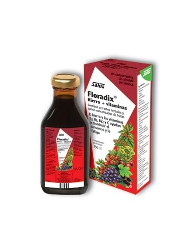 Floradix ~ jarabe Salus hierro + vitaminas 250 ml